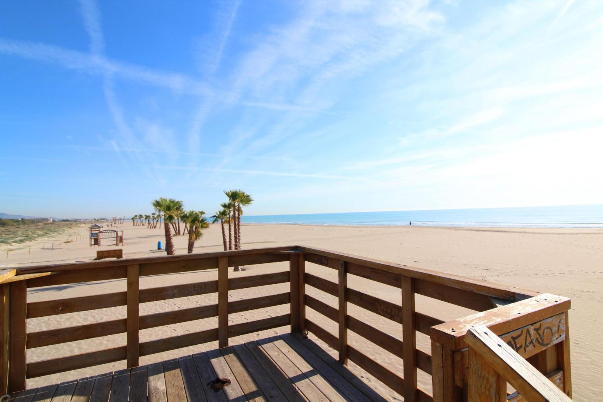 Global Properties, Apartamento Con Vistas Al Mar, 2 Terrazas Y Piscina En Canet D'En Berenguer Bagian luar foto